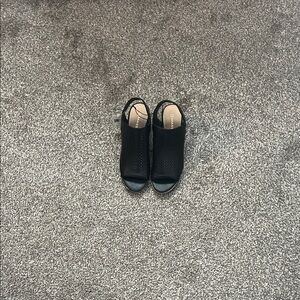 Cole Haan Black Open Toe Shoes